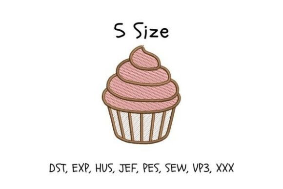 Cupcake Embroidery Design Review for Etsy Shops