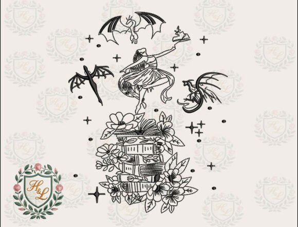 Dark Fantasy Embroidery Files: A Designer’s Review for Boutique Sweatshirt Design