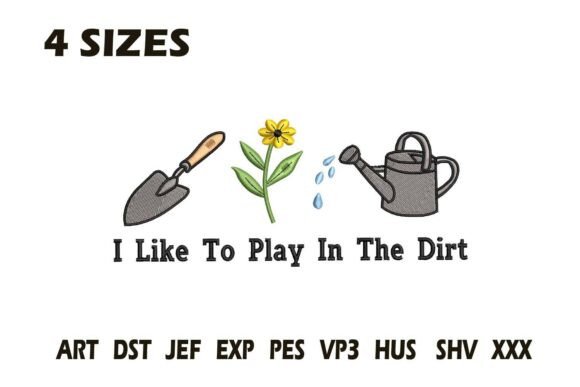 Gardening Embroidery Design: A Charming Touch for Personalized Gifts