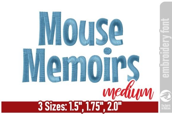 Mouse Memoirs Cute Embroidery Font - M: A Designer’s Review for Boutique Sweatshirts