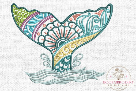 Review: Mandala Whale Tail Embroidery Design